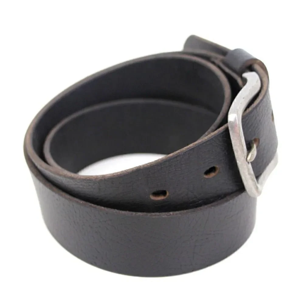 DARK BROWN GENUINE LEATHER 1 3/8